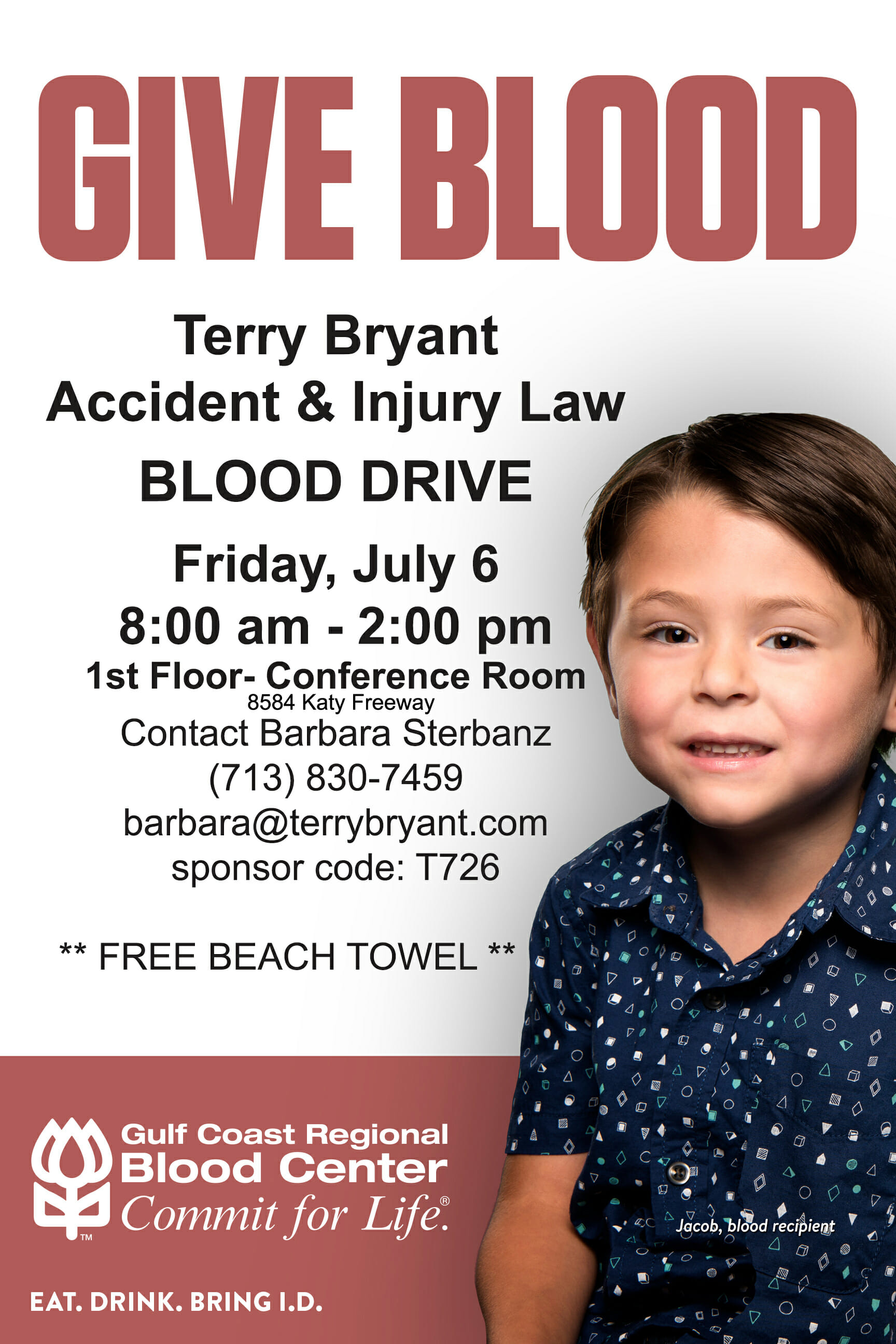 Terry Bryant Blood Drive Event